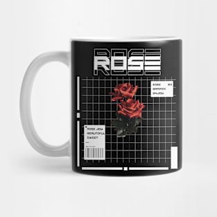 futuristic rose streetwear Mug